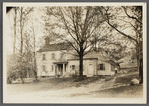 Buffet house. 2nd house. Rogues Lane, now 11th St. Cold Spring Harbor, Huntington … (Sketch showing location on back of photo.)