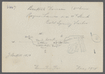 Buffet house. 2nd house. Rogues Lane, now 11th St. Cold Spring Harbor, Huntington … (Sketch showing location on back of photo.)