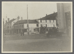 View of SE corner of Main and Bridge Streets. Nathan Corwin's Son Hardware. N. Corwin (1873). Riverhead