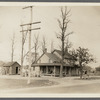D. Valentine house (1858, 1873, 1896). NW corner Old New York Ave. and Jericho Turnpike. (Sketch showing location on back of photo.) South Huntington, Huntington