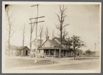 D. Valentine house (1858, 1873, 1896). NW corner Old New York Ave. and Jericho Turnpike. (Sketch showing location on back of photo.) South Huntington, Huntington