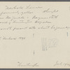 Newbold house. Neer New York Ave. and Rogues Path, south of Huntington Depot. Moved to present site about 60 years ago. W.S. Newbold (1896). Huntington