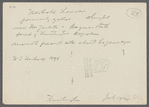 Newbold house. Neer New York Ave. and Rogues Path, south of Huntington Depot. Moved to present site about 60 years ago. W.S. Newbold (1896). Huntington