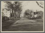 View of western branch of shore road, showing houses. Just south of windmill in park. Water Mill
Southampton
