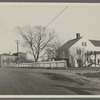 View of Benedict Mill (left) and Benedict house (right) on Benedicts Creek. Water Mill, Southampton