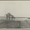 View of Kellis Pond. South of Montauk Highway, west of D. Cornish house, southwest of Abraham Halsey house. Bridgehampton, Southampton