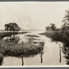 View of inlet of Sagg Pond. East of Chas. T. Ludlow house and Sagaponack Road. Bridgehampton, Southampton