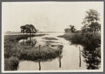 View of inlet of Sagg Pond. East of Chas. T. Ludlow house and Sagaponack Road. Bridgehampton, Southampton