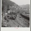 Capels, West Virginia, with coal mine tipple in foreground