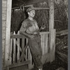 Coal miner (Italian) resting and smoking his pipe after coming home from work. "The Patch," Chaplin, West Virginia