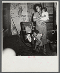 Coal miner's wife and two of their children. Bertha Hill, West Virginia