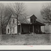 Old home on land purchased for rehabilitation client near Raleigh, North Carolina