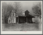Old home on land purchased for rehabilitation client near Raleigh, North Carolina