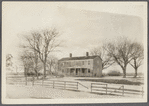 Chatfield farmhouse. North side Mecox Road, about 200ft east of Jobs Lane. Was Francis' Atlantic Steam Gristmill, erected 1851 on Trian-gular Commons, moved here. Bridgehampton, Southampton