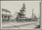 Abrams house. 219 Front Street, NW corner at High Street. Hempstead, Hempstead