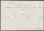 Abrams house. 219 Front Street, NW corner at High Street. Hempstead, Hempstead