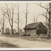 Dorlon farmhouse. North side Rockaway Road, between Starck house and Old Mill Farm Hotel … (House in the process of being moved. ) Valley Stream, Hempstead