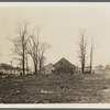 Dorlon farmhouse. North side Rockaway Road, between Starck house and Old Mill Farm Hotel … (House in the process of being moved. ) Valley Stream, Hempstead