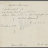 Dorlon farmhouse. North side Rockaway Road, between Starck house and Old Mill Farm Hotel.  Valley Stream, Hempstead