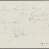 James Simonson house. North side Cedar Swamp Road, some distance east of Dubb Church at Wolver Hollow. Brookville, Oyster Bay