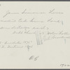 James Simonson house. North side Cedar Swamp Road, some distance east of Dubb Church at Wolver Hollow. Brookville, Oyster Bay