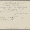 J.M. Clark house. North side Spinney Hill Drive on line of Grand View Ave., south of Northern Boulevard. Great Neck, North Hempstead