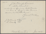 J.M. Clark house. North side Spinney Hill Drive on line of Grand View Ave., south of Northern Boulevard. Great Neck, North Hempstead