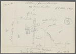 Allen farmhouse. North side Marcus Ave., between Lakeville Road and New Hyde Park Road. (Sketch showing location and surrounding houses on back of photo.) New Hyde Park, North Hempstead 