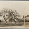 Everett farmhouse (Sketch showing location on back of photo.) New Hyde Park, North Hempstead 