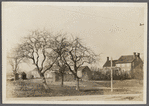Everett farmhouse (Sketch showing location on back of photo.) New Hyde Park, North Hempstead 