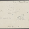 Everett farmhouse (Sketch showing location on back of photo.) New Hyde Park, North Hempstead 