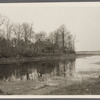 Mrs. Darling house (1896). View from across Stony Brook Harbor Channel. Stony Brook, Smithtown