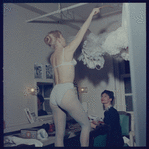 La Plume de Ma Tante, original Broadway production, cast backstage
