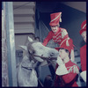 La Plume de Ma Tante, original Broadway production, cast posing with horse