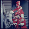 La Plume de Ma Tante, original Broadway production, cast posing with horse