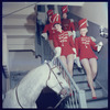 La Plume de Ma Tante, original Broadway production, cast posing with horse