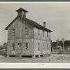 Schoolhouse in sawmill camp. Ashepoo, South Carolina