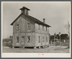 Schoolhouse in sawmill camp. Ashepoo, South Carolina