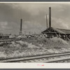 Small sawmill, Childs, Florida, owned by "wealthy" man, Mr. Warren in Fort Meade, Florida. Negro workers build their own shacks out of old lumber from around there, work ten hours a day for two dollars, six days a week. The children don't go to school