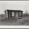 Home of Indian family (mixed breed) not yet resettled on Pembroke Farms. North Carolina, near Maxton