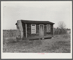 Home of Indian family (mixed breed) not yet resettled on Pembroke Farms. North Carolina, near Maxton