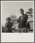 Indian (mixed breed) woman and child near Pembroke Farms. Maxton, North Carolina