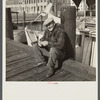 Fisherman on the dock, Charleston, South Carolina on Christmas Day