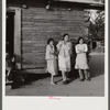 Indian (mixed blood) family near Pembroke Farms, North Carolina