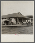 Gas station and commissary, sawill town. Ashepoo, South Carolina