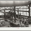 Interior of workshop, FSA (Farm Security Administration) warehouse depot. Atlanta, Georgia