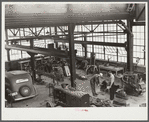 Interior of workshop, FSA (Farm Security Administration) warehouse depot. Atlanta, Georgia