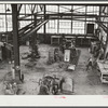 Interior of workshop, FSA (Farm Security Administration) warehouse depot. Atlanta, Georgia