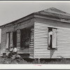 Rented shack of John Houston, FSA (Farm Security Administration) client. Broomfield section, Ladys Island, Beaufort, South Carolina
