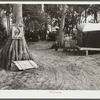 Migratory packinghouse workers camp near Canal Point, Florida